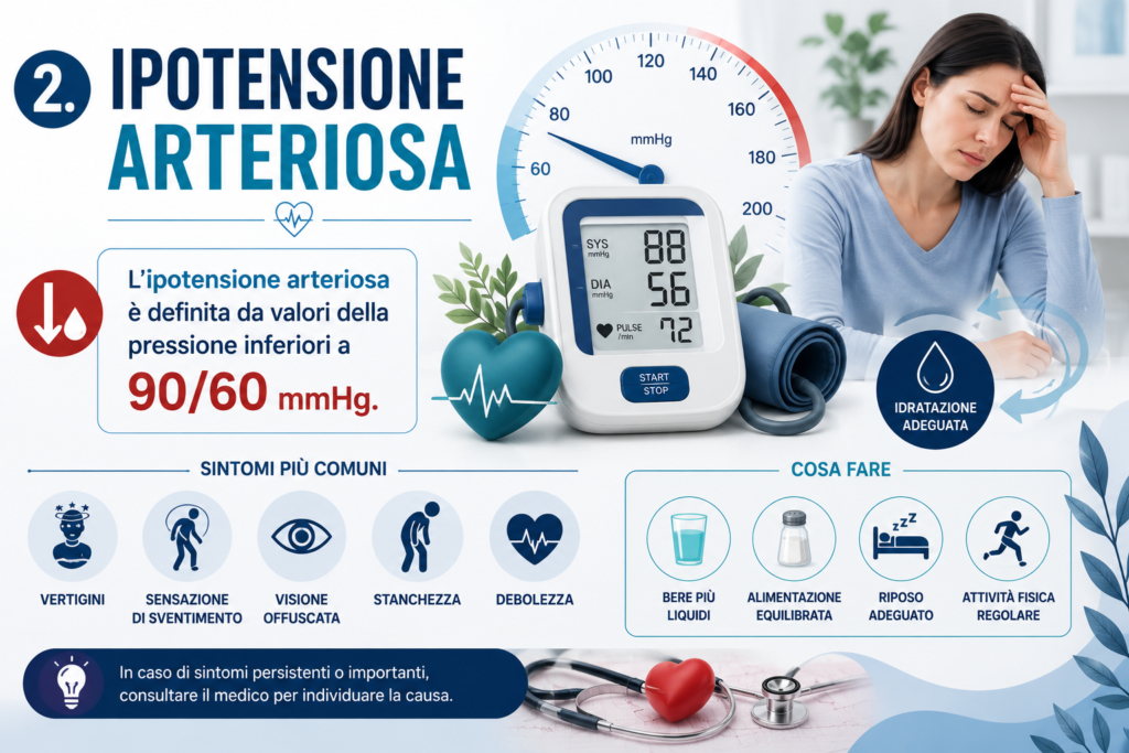 IPOTENSIONE ARTERIOSA
ipotensione