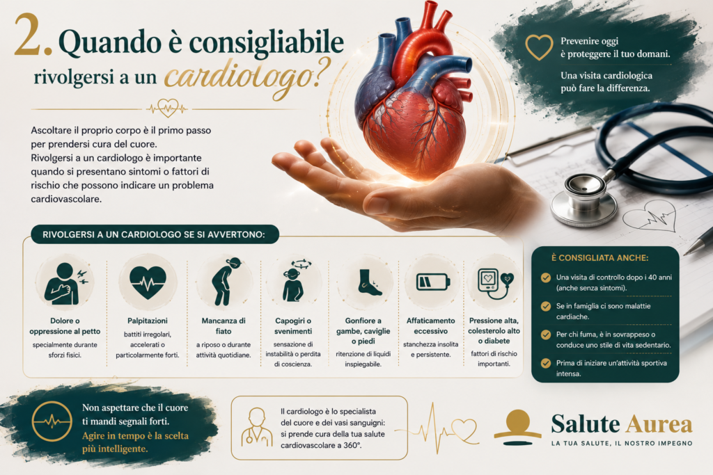 Quando è consigliabile rivolgersi a un cardiologo?